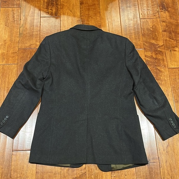 J crew Wool Cashmere Three Buttons Charcoal Grey Blazer Size 42R - Picture 11 of 11